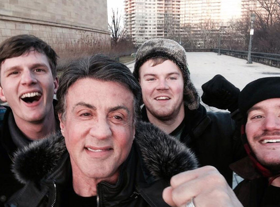 Sylvester Stallone, Rocky Balboa, Selfie Sylvester Stallone, Rocky Balboa, Selfie